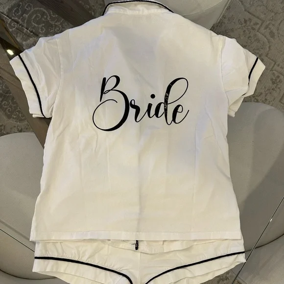 Bride PJs with “A” Monogram - Picture 2 of 2